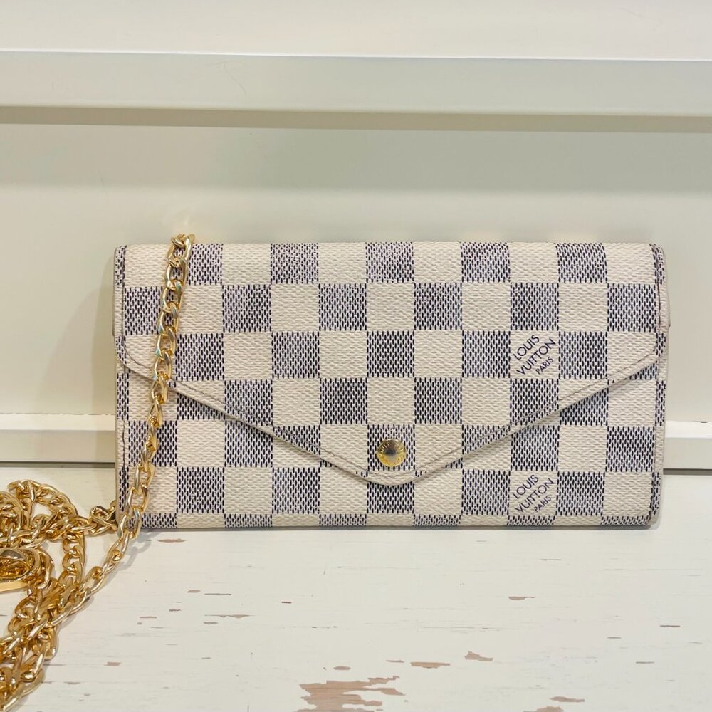 Louis Vuitton Sarah Wallet – Damier Azur Canvas
